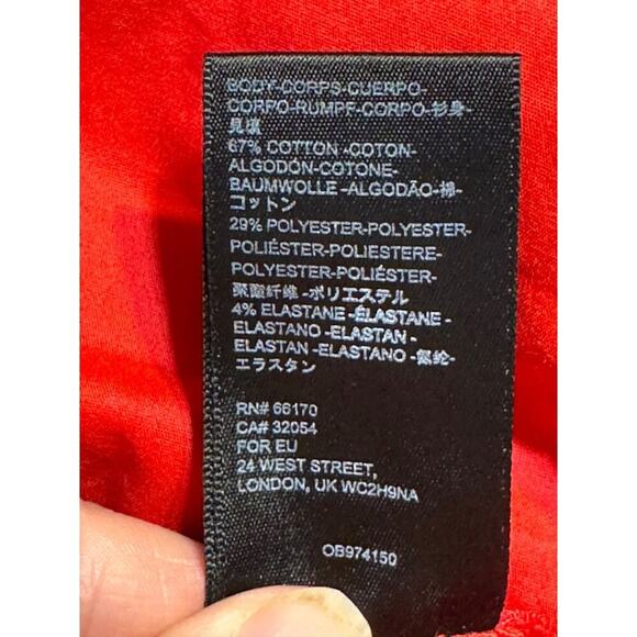 Urban Outfitters Shirt Women's Size XS NWT Strappy Back Puff Sleeve Red - Picture 14 of 14